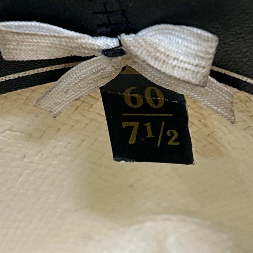 Classic Straw Natural Color Cowboy Hat with Tan Braided Band - Picture 6 of 16